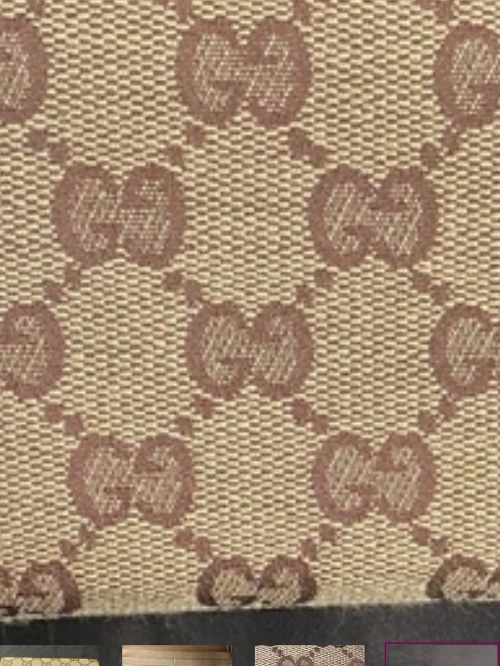 Vintage  Brown Leather  GG Monogram Long Card Holder with Multiple Slots✨🍓🩷